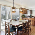 Farmhouse Wood‑Cage Rustic Pendant Light